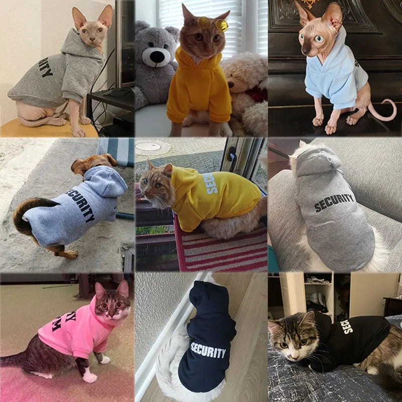 Security Cat Hoodie