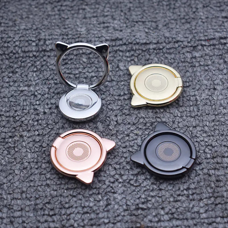 Cute Magnetic Cat Finger Ring Holder