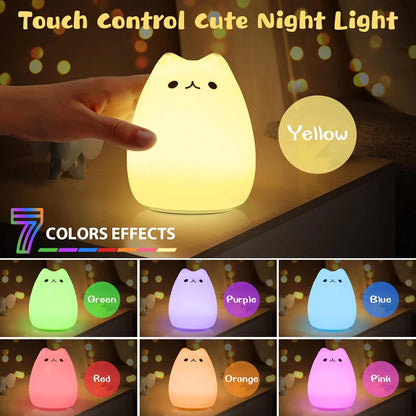 LED Cat Night Light