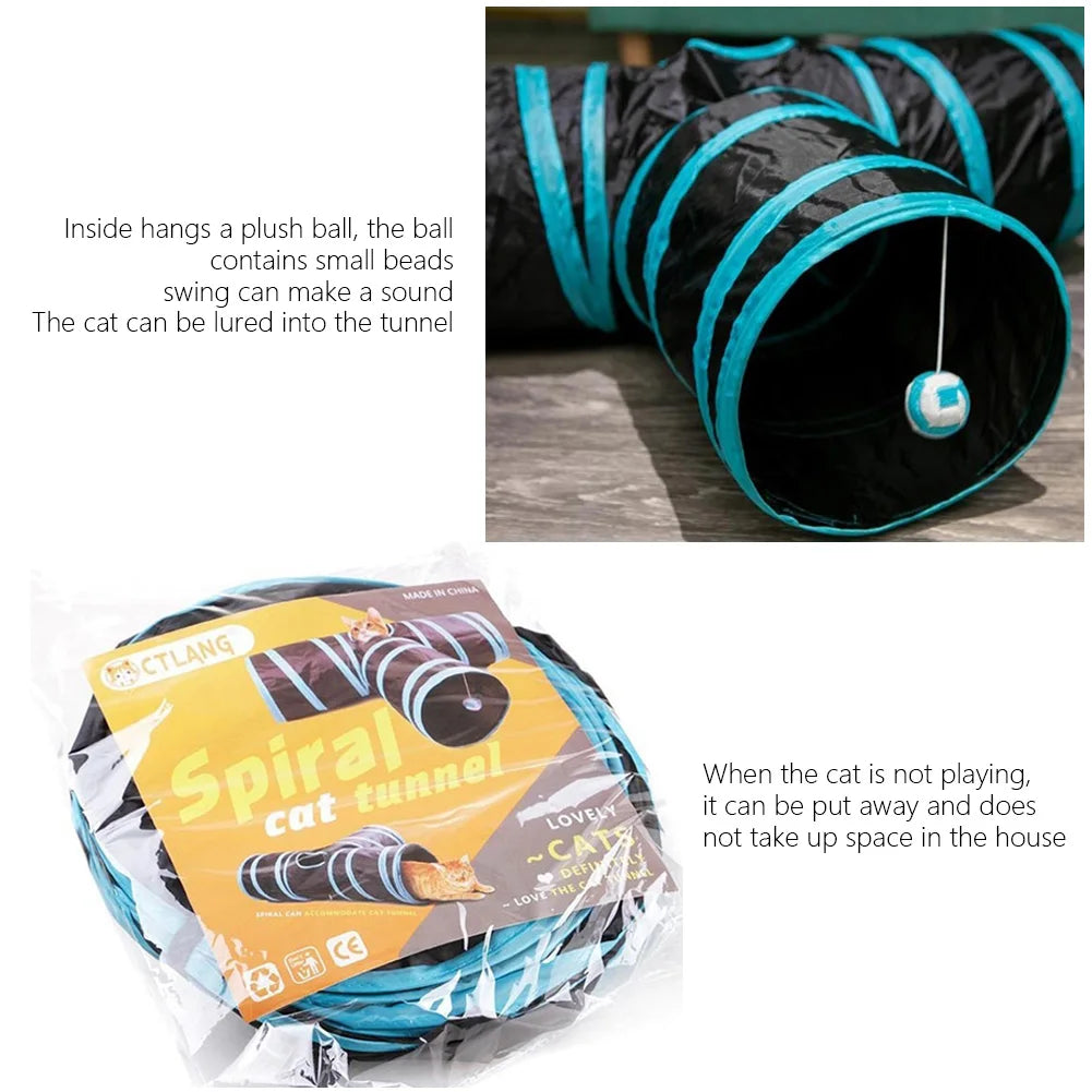 Collapsible Cat Tunnel – Ultimate Kitty Fun